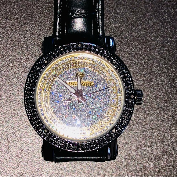 Huge Valentine’s Day sale! Women real diamond watch not CZ not fake birthday WOW - Picture 3 of 7